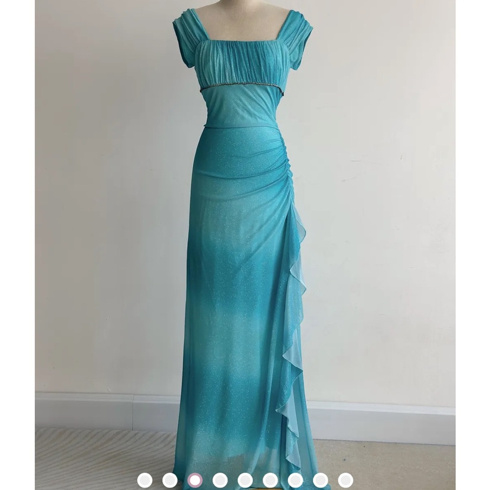 Vintage Jody California Ombre Glitter Dress
